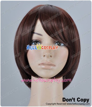 Dark Brown Cosplay Short Layer Wig