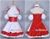 Chobits Cosplay Chii Red Maid Dress