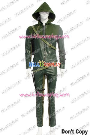 Green Arrow Oliver Queen Cosplay Costume 