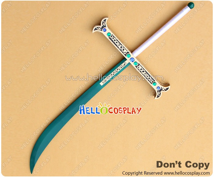 One Piece Dracule Mihawk Weapon Yoru Cosplay Replica Sword Prop