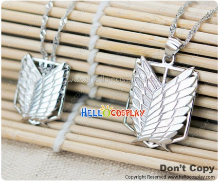 Attack On Titan Shingeki No Kyojin Cosplay Scouting Legion Wings Of Liberty Necklace