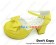 Creamy Yellow Bow Chunky Princess Lolita Shoes