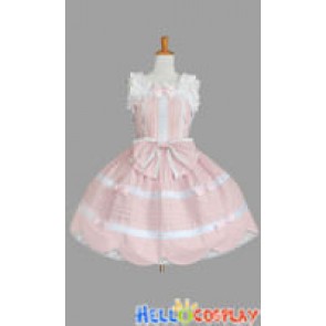 Sweet Lolita Jumper Skirt Cute Pale Pink Dress