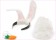 Touhou Project Cosplay Tewi Inaba Pink Costume Rabbit Ears Tail