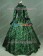 Victorian Lolita Georgian Reenactment Gothic Dress Green