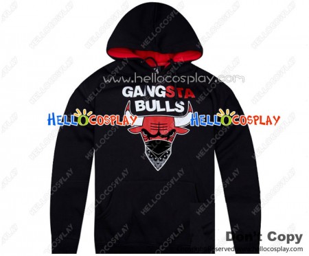 Chicago Bulls True Team Cosplay Gangsta Bulls FLAT BILL Hoodie