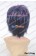 Black Bullet Cosplay Rentarō Satomi Wig Streaked Short Black Purple Blue