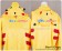 Pokemon Cosplay Pikachu Jumpsuit Costume