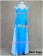 Sailor Moon Sailor Mercury Cosplay Blue Gown Dress