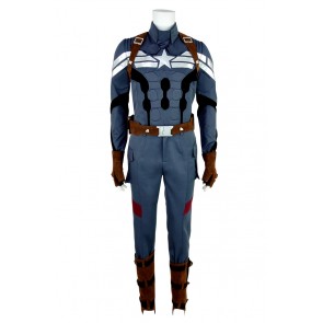 Captain America 2 The Winter Soldier Steve Rogers Cosplay Costume