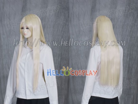 Light Yellow Medium Cosplay Wig