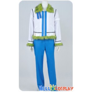 One Piece Cosplay White Hunter Smoker Green Fur Costume