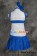 Fairy Tail Cosplay Lucy Heartfilia White Blue Dress Costume
