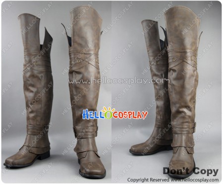 Assassin's Creed II Cosplay Ezio Auditore Light Brown Boots