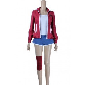 Danganronpa Dangan Ronpa Cosplay Aoi Asahina Costume Uniform