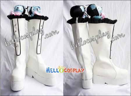 Dancing Party Online Cosplay White Boots