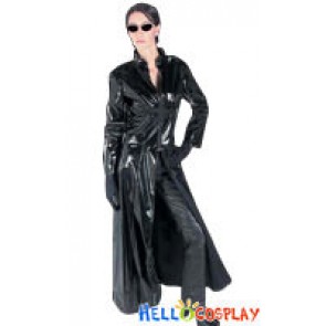 The Matrix Cosplay Trinity Adults Costume Trench Coat