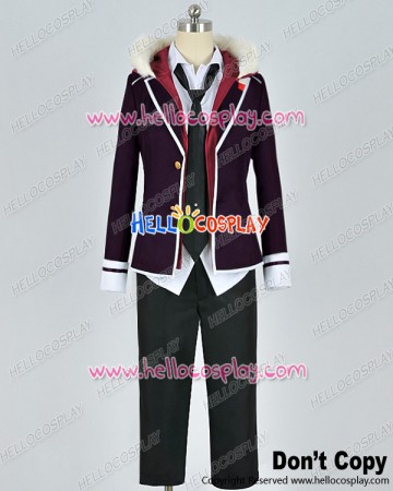 Diabolik Lovers Cosplay Laito Sakamaki Purple Uniform Costume