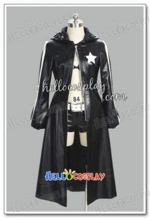 Black Rock Shooter Cosplay Leather Costume