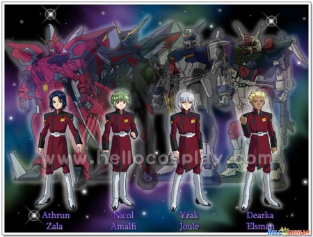 Z.A.F.T Uniform White Boots From Gundam Seed