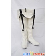 Vocaloid Cosplay White Rock Shooter White Boots