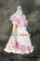 Maid Cosplay White Apron Pink Dress Sweet Costume