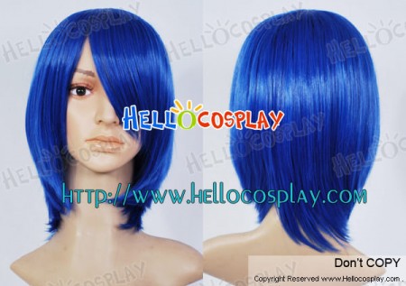 Blue Short Wig 012