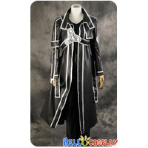 Sword Art Online Cosplay Kirito Kazuto Kirigaya Leather Costume