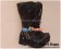Matte Black Lace Buckle Straps Chunky Punk Lolita Boots