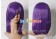 Purple 45cm Cosplay Straight Wig
