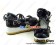 White Black Heart Shaped Buckles Platform Princess Lolita Shoes