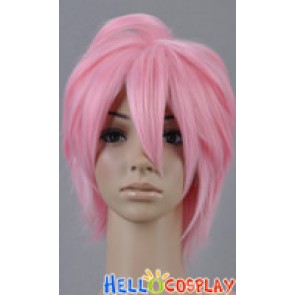 Pink Short Cosplay Layered Wig