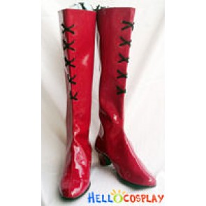 Castlevania Cosplay Lydie Erlanger Red Boots