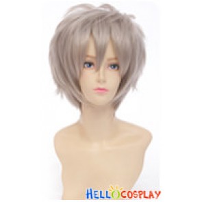 Haikyū Cosplay Kōshi Sugawara Wig Short Linen Golden Gray