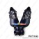Princess Lolita Shoes Ultramarine Dark Blue Heart Shaped Bow Low Chunky