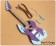 Macross Frontier 7 Cosplay Nekki Basara Guitar Prop