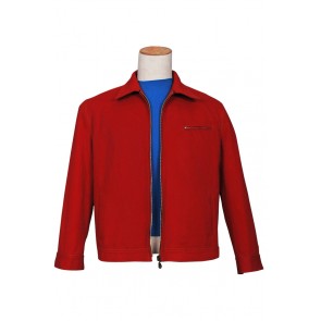 Smallville Clark Kent Cosplay Red Denim Jacket Coat Costume