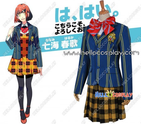 Uta no Prince-sama Haruka Nanami Costume School Girl Uniform