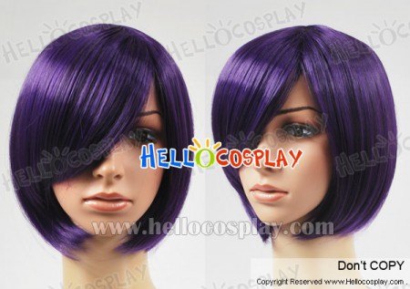 Dark Purple BoBo Cosplay Short Wig