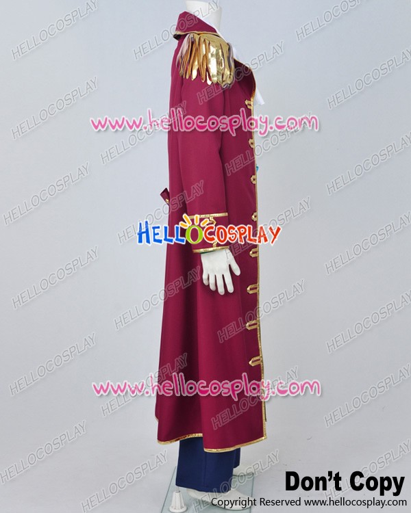 One Piece Gold D Roger Captain Cosplay Costume