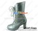 Silver Ruffle Lace Zipper Chunky Punk Lolita Boots