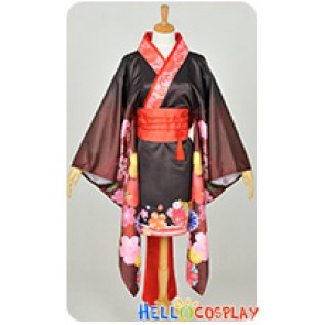 Super Sonico Cosplay Sonico Summer Worship Kimono Costume