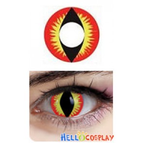 Dragon Eyes Cosplay Red Contact Lense