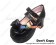 Black Double Straps Chunky Fashion Princess Lolita Shoes