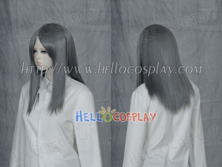 Dark Grey 50cm Cosplay Straight Wig
