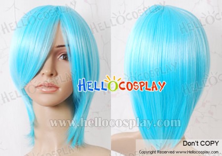 Blue 007 Short Cosplay Wig