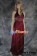Party Cosplay Red Satin Ball Gown Formal Dress Costume