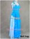 Sailor Moon Sailor Mercury Cosplay Blue Gown Dress