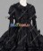 Gothic Lolita Punk Gorgeous Black Frill Dress