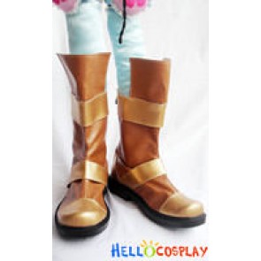 Cybaster Cosplay Ken Ando Brown Boots